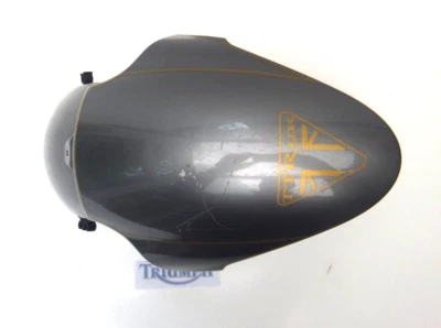 TRIUMPH STREET TRIPLE 675 R ПЕРЕДНИЙ БРЫЗГОВИК ПЕРЕДНЕЕ КРЫЛО МАЛЕНЬКАЯ ТРЕЩИНА ПОКАЗАНО 2009 - Изображение 1 из 4