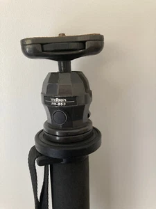 Manfrotto 479-B Professional Monopod - with Velbon PH253 Ball head - Picture 1 of 6