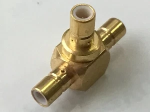 SMB Buchse RF Koaxial Stecker T Adapter vergoldet von RADIAL Frankreich NATO - Bild 1 von 6