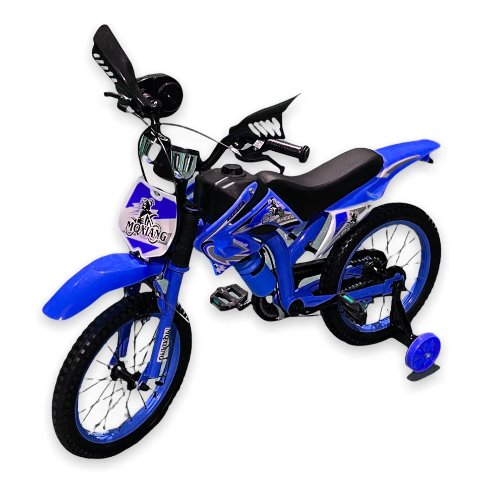 CHILDRENS KIDS MOTO BIKE BICYCLE REMOVABLE STABILISER 12 INCH 2 TO 3 MOTORCROSS - Image 1 of 2