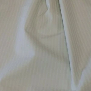 SHEETING Quilt Backing Cotton Fabric PALEST SAGE Green Stripe LOT 10 YARDS - Picture 1 of 2
