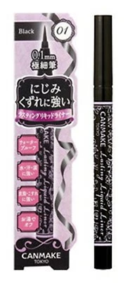 CANMAKE Lasting Liquid Liner 01 Black 0.6ml - Image 1 of 4
