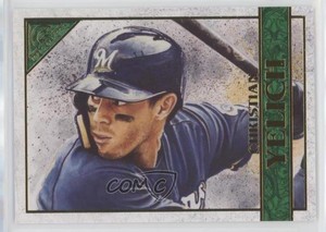 2020 Topps Gallery Green /99 Christian Yelich #8