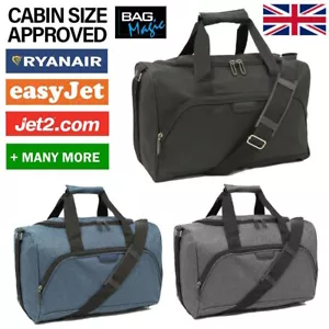 Ryanair EasyJet Cabin Approved Travel Holdalls Hand Luggage Size Bags 40X20X25cm - Picture 1 of 18