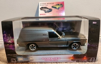 1:24 DDA Holden HJ Sandman Panel Van Personalizado Gris Regaliz Iluminado Foto 1 de 4