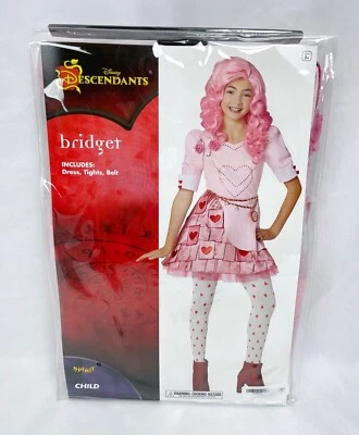 Disney Descendientes Rise of Red Girl GRANDE Disfraz Rosa Bridget Espíritu Halloween Foto 1 de 3