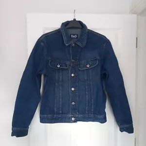 Dolce Gabbana Giacca Denim Donna Vintage Made In Italy Usata Piccola/Media - Foto 1 di 20