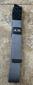 New adidas Golf Belt Men's Stretch Heathered Web Belt Reversible Grey Cut To Fit - Picture 1 of 4