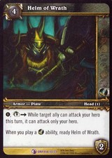 World of Warcraft TCG Helm of Wrath - Onyxias Lair Treasure 13/33