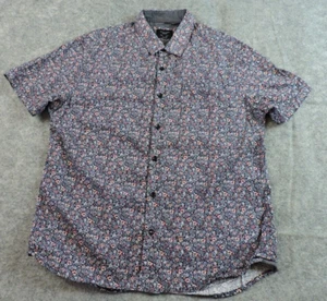 Camicia uomo Level Ten ADATTA etichetta media grande paisley manica corta con bottoni - Foto 1 di 12
