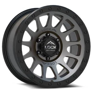 Lock Offroad Yosemite 17x9 Matte Grey Black Ring Wheel 6x127 +0 71.5 - Picture 1 of 5