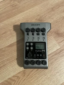 Zoom Podtrak P4 Gray Portable Multi-Track Podcast Digital Recorder - Picture 1 of 13
