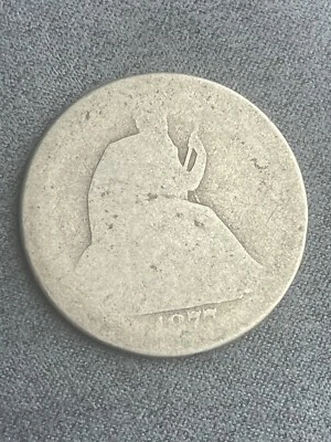 1877 LIBERTY SEATED HALF DOLLAR  SILVER (#44) - Image 1 of 2