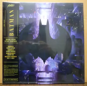 ELFMAN Mondo Burton BATMAN Motion Picture Soundtrack Vinyl Album LP SEALED - Imagen 1 de 3