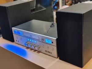 Victrola Hi-Fi Bluetooth CD Stereo System Model ITCDS-5001 SLV ***Mint Used*** - Picture 1 of 12