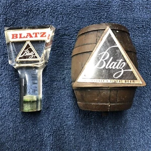 Vintage Set Of Two Blatz Beer Tap Handles. - Picture 1 of 10