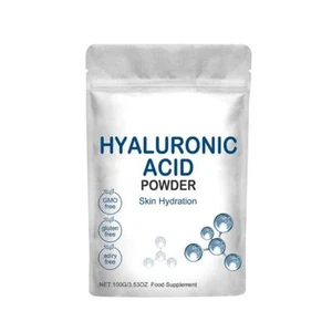 Hyaluronic Acid Powder Skin Hydration 100G/3.53OZUU - Picture 1 of 19