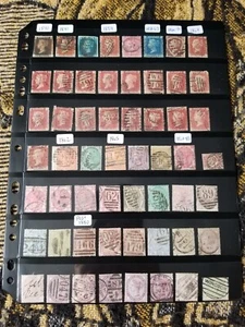 Great Britain Stamp Collection - All Queen Victoria - 2 Pages - Used - R150 - Picture 1 of 2