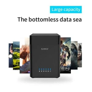 5-Bay Type-C 3.5" USB3.1 HDD Storage Case External SATA Hard Drive Enclosure BOX - Picture 1 of 10
