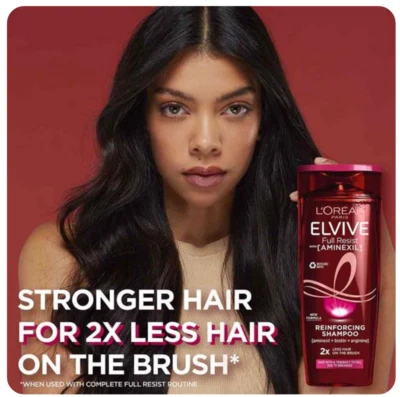L'Oreal Paris Elvive Komplette Widerstehen Verstärkt Shampoo Mit Aminexil 400ml - Bild 1 von 4