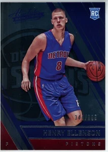 2016-17 Panini Absolute Basketball Rookies RC /999 #174 Henry Ellenson Pistons - Bild 1 von 2