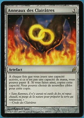 Rings of Brighthearth Lorwyn (FRENCH) NM Artifact Rare CARD (178401) ABUGames - Image 1 of 2