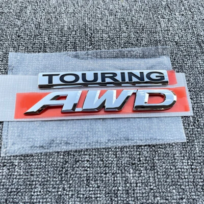EMBLEMA ORIGINAL OEM TOURING AWD PARA HONDA PILOT CR-V HR-V INSIGNIA MALETERO TRASERO Foto 1 de 4
