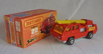 Matchbox Superfast MB22e Blaze Buster with Yellow Ladder MINT SHOP FRESH! - Image 1 of 2