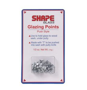 Glazing Points Shape Glass