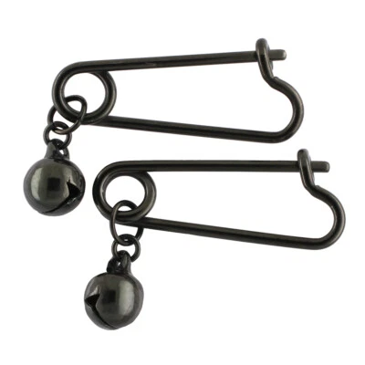 PTOP 1 Pair 14G Nipple Rings Stainless Steel Pin Nipple Barbell Body Jewelry  - Image 1 of 4