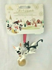 Disney Store Sketchbook Bolt Mitten Rhino Christmas Ornament 3D NEW NWT