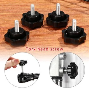4PCS Star Knob Grip Handle Thread Star Shaped Head Knob Clamping Nut M6 M8 - Picture 1 of 20