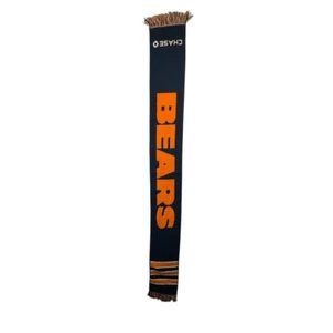 Chase Bears NFL Football Team Schal orange schwarz Fransen Winter Fan Ausrüstung Promo - Bild 1 von 4