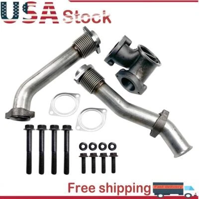 Turbocharger Up Pipe Kit For 1999.5-2003 Ford 7.3 Powerstroke - Image 1 of 4