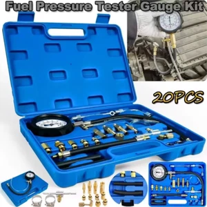 Fuel Pressure Tester Gauge Kit 140PSI Automotive Engine Injector Pump Test Motor - Bild 1 von 7