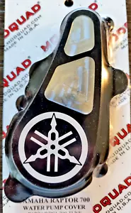 YAMAHA RAPTOR 700 WATER PUMP COVER, TUNING FORK EMBLEM, BILLET ALUMINUM 06-25 - Bild 1 von 2
