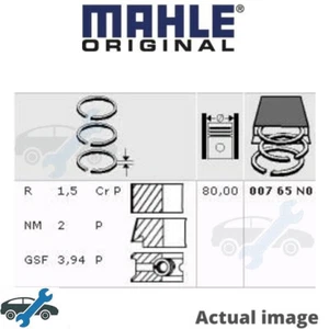 4X PISTON RING KIT FOR FIAT 125A.000/B.000 1.6L 128A.000/048 128AC5.000 1.1L - Picture 1 of 7