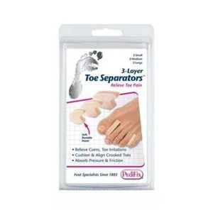 PediFix 3-Layer Toe Separators - Picture 1 of 3
