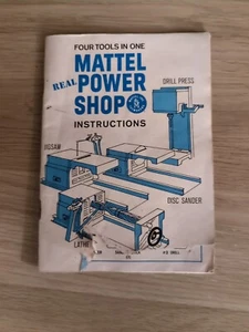Vintage - 1965 MATTEL POWER SHOP Instruction Book - Picture 1 of 2