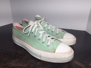 Converse Chuck Taylor All Star Mint & Pink Men's 7.5 Women's 9.5 Sneakers Shoes - Picture 1 of 9