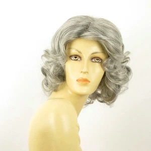 mid length wig for women gray curly ref: 51 Kaissy PERUK - Imagen 1 de 8