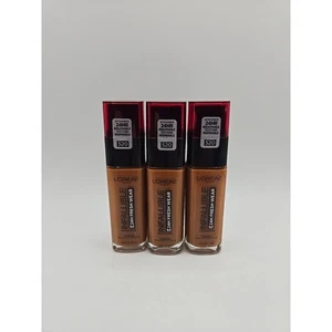 3X L'Oreal Infallible 24HR Fresh Wear Liquid Foundation #520 Sienna Expired - Picture 1 of 2