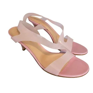 Gianvito Rossi Metropolis Rosa Tacchi Punta Aperta PVC - Taglia 11 - RARO - Foto 1 di 9