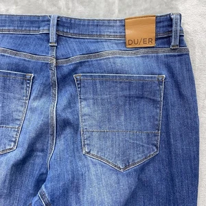 Duer Du/er Jeans Mens size 38x30 Blue N2X Relaxed flex Taper Stretch performance - Picture 1 of 20