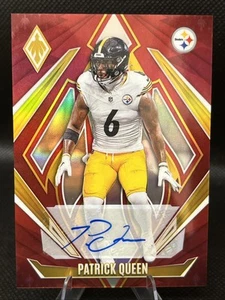 Patrick Queen 2024 Panini Phoenix Football Red Auto /75 Pittsburgh Steelers #117 - Picture 1 of 3