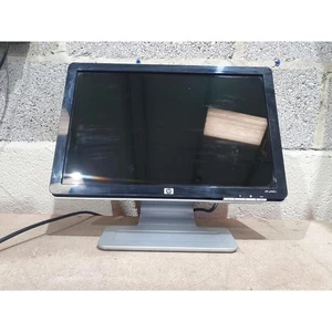HP W1907V HSTND-2261-F LCD Color Monitor Black Silver 19" WideScreen Table Mount - Picture 1 of 22