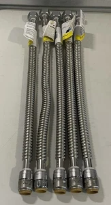 ¡¡PACK DE 5!! Conector ablandador de agua corrugado SharkBite 3/4" x 1" FIP x 24" SS - Imagen 1 de 4