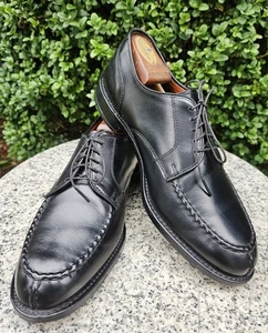 Allen Edmonds BRADLEY  Black Leather Plain Toe Oxford Dress Shoes Size : 8.5E - Picture 1 of 19