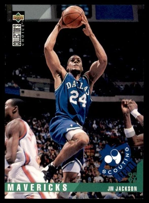 1995-96 Collector's Choice #326 Jim Jackson SR Mavericks - Изображение 1 из 2