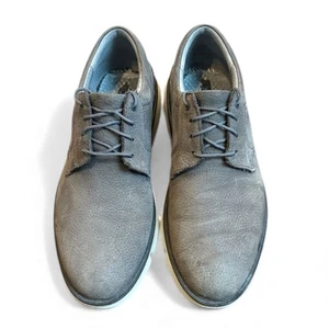Johnston & Murphy XC4 Tanner Oxford-Schuhe Herren 9,5 dunkelgrau Leder wasserdicht - Bild 1 von 10